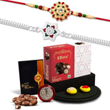 Raksha Bandhan Gift Pack With Choco Magic  Designer Rakhis