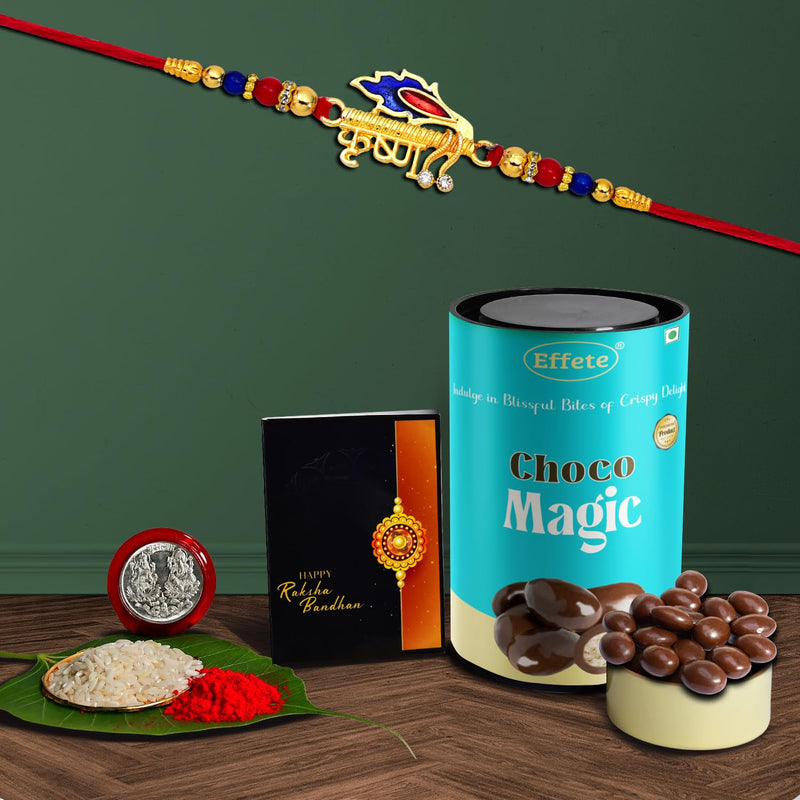 Rakhi (K1_320_cm)  Chocolate Magic Rakhi Combo With Card And Chocolate Chocolates Gift Pack Rakhi  Chocolate For Brother Rakhi With Gift Set Of 1 Rakhi