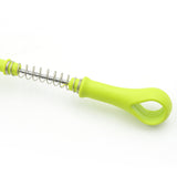 5768 Multi Functional One-handed Plastic Manual Mashed Potatoes Masher Mash Sweet Potato Masher With Comfort Grip And Stainless-steel Spring Design For Nonstick Pans (1 Pc)