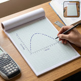 Oddy A4 Graph Paper 1mm Square Grid (25 Sheets Pad)