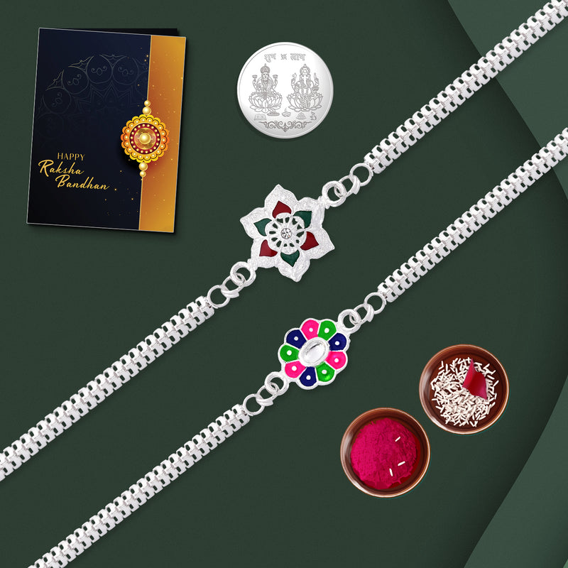Rakhi Set With Pooja Items  Sweet Treat