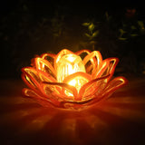 Decorative Lotus Shaped Led Candle Light (1 Pc)