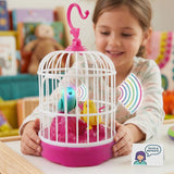 Kids Talking Bird Cage Toy  Interactive Sound  Repeats Fun