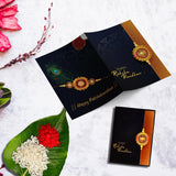 Traditional Rakhi Combo With Chocolates Coin  Puja Thali Kit