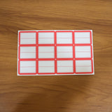 1 Sheets Self-adhesive Label Stickers