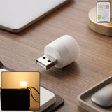 Yellow Usb Led Lamp Night Light Plug Small Led Nightlight  (1 Pc)