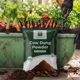 Organic Cow Dung Powder 800g Natural Soil Improver And Manure For Plants (1 Pc)