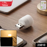 Yellow Usb Led Lamp Night Light Plug Small Led Nightlight  (1 Pc)