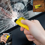 Keychain Car Safety Hammer Window Breaker With Seat Belt Cutter