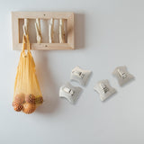 Self- Adhesive Hooks Heavy Duty Wall Hooks Hangers Stainless Steel Waterproof Sticky Hooks For Hanging Robe Coat Towel Kitchen Bathroom And.