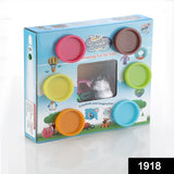 1918 Non-toxic Creative 50 Dough Clay Mould 5 Different Colors (Pack Of 6 Pcs)
