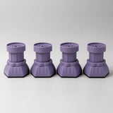 Multifunctional Adjustable Foot Pads Furniture Leg Levelers Anti-slip (4 Pc Set)