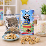 Panda Strawberry Cream Biscuits  Fun Kids Snack