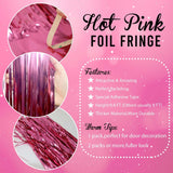 Decorative Foil Fringe Curtain For Birthday  Party Decoration