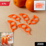 Multipurpose Plastic Orange Peeler Tool (5 Pc)