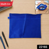 Waterproof Zipper Pencil Pouch With Inner Mesh Divider For School And Office Use