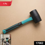 Heavy Duty Sledge Hammer Rubber Mallet With Non Slip Fiberglass Handle (1 Pc)