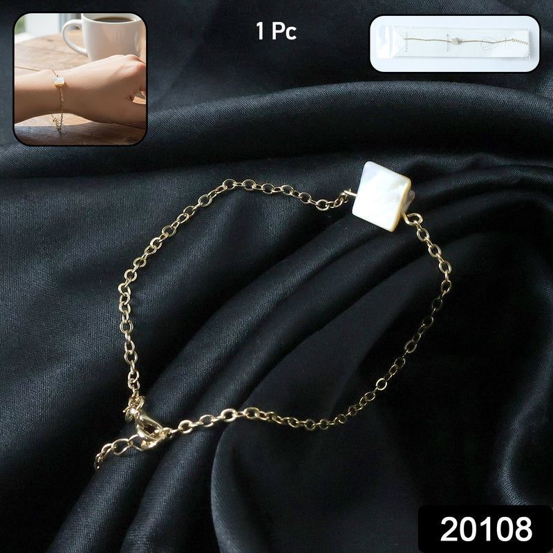 Premium Elegant Adjustable Chain Bracelet (1 Pc  Mix Design)