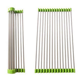 2064 Foldable Drain Rack Kitchen Sink Roll Up Dish Drying Rack Portable Dish Rack