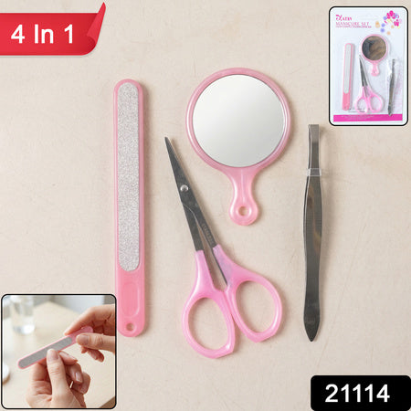 4 In 1 Manicure  Pedicure Grooming Kit