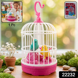 Kids Talking Bird Cage Toy  Interactive Sound  Repeats Fun