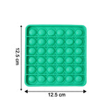 Premium Square Shape Silicone Pop It Fidget Toy (1 Pc)
