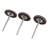 Wagtail Mini Rotary Tool Grinding Wheel Disc Set With Metal Shank (3 Pc Set)