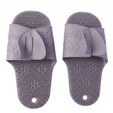 Massage Bath Slippers With Foot Scrubbing Bristles For Daily Bathroom Use (1 Pair)
