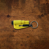 Keychain Car Safety Hammer Window Breaker With Seat Belt Cutter