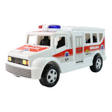 Funwoods Friction Powered Ambulance Toy For Kids (1 Pc)