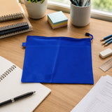 Waterproof Zipper Pencil Pouch With Inner Mesh Divider For School And Office Use