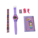 17526 Stationery Set For Girls And Boys  Kids Return Gift - 7 In 1 School Items For Kids-pencils Eraser Sharpener Pouch Pencil Extender  Birthday Gift Idea Stationary Kit Set For School Kids (Pack Of 7 Pcs Set)