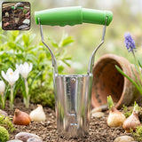Garden Bulb Planter  Neat Planting With Depth Marks And Steel Build