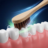 Soft Bristle Bamboo Toothbrush Eco-friendly Wooden Toothbrush With Engraved Handle (1 Pc)