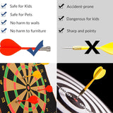 Magnetic Roll-up Dartboard Game - (12-inch  Set)