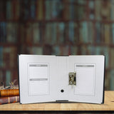 Button Clip Box File Paper Holder Organizer School Office Home For Documents (3528 Cm  1 Pc