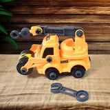 4647 Engineering Vehicles Nut Assembly Vehicle Toy Diy Nut Assembly Vehicle Model Toy Highly Simulation Children Kids Car Model Toy Set (2 Pc Set)