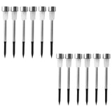 Solar Lawn Lamp Set Of 12 Pc