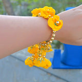 Traditional Pooja Wrist Ornament Haldi Kada Bracelet (1 Pc)