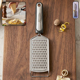Ss Slim Cheese Grater With Plastic Handle For Vegetables And Lemon Zest (1 Pc)