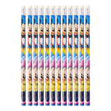 Premium Cartoon-printed Graphite Pencils Set Of 12 Pc