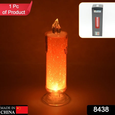 Red LED Flameless Pillar Candles — Diwali Decor (1 Pc)