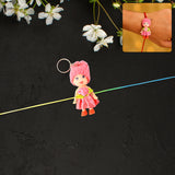 Multifunction Doll Rakhi For Kids  Cute Soft Toy Rakhi With Keychain Use  Decorative Fancy Rakhi Cum Keyring For Boys  Girls
