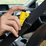 Keychain Car Safety Hammer Window Breaker With Seat Belt Cutter