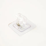 Transparent Spring Clip Adhesive Wall Holder Hook (1 Pc)