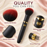 Usb Rechargeable Makeup Brush With Soft Bristles For Face Makeup Blending (1 Pc)